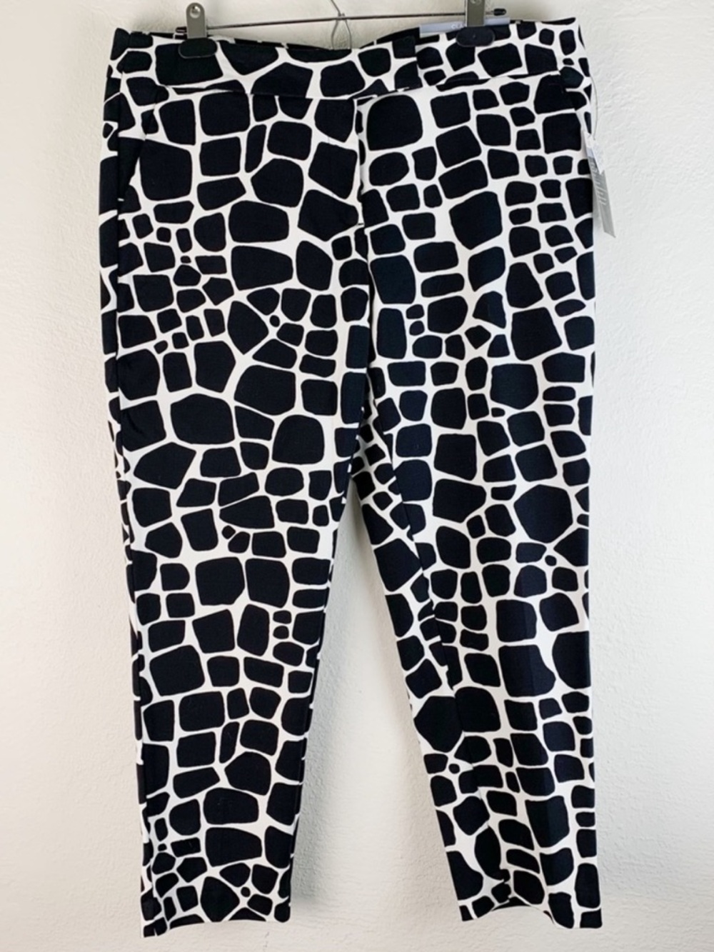 Liz Claiborne Emma Classic Ankle Giraffe Y2K Print Pants 14